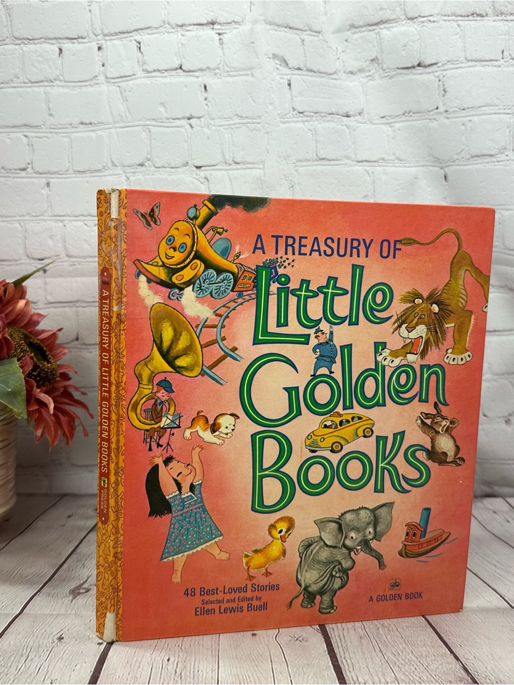 Little Golden Books Treasury - Coral/Pink Cover